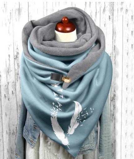 Warming Kerchief Scarf Thickening Minimalist Warm