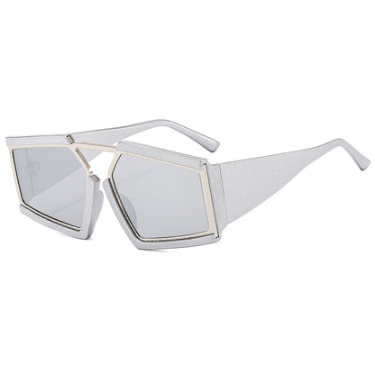 Trendy Square Metal Mixed Sunglasses