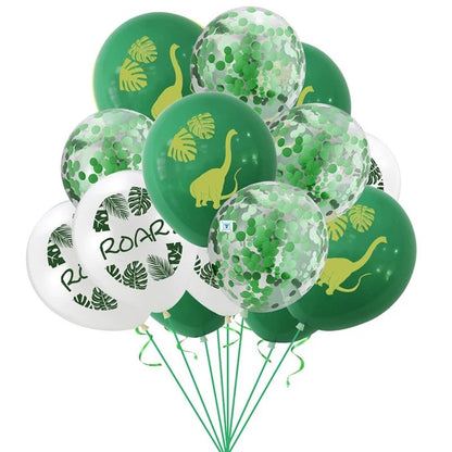 Ballons de fête dinosaures, 7 pièces, fête d'anniversaire pour enfants