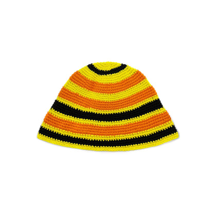 Mixed Color Stripe Wool Bucket Hat