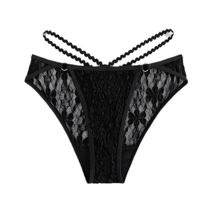 Bikini Triangle En Maille À Lacets Pour Femme