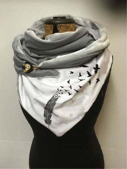 Warming Kerchief Scarf Thickening Minimalist Warm