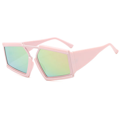 Trendy Square Metal Mixed Sunglasses