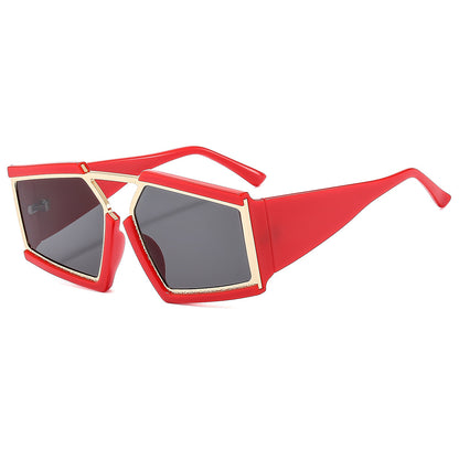 Trendy Square Metal Mixed Sunglasses