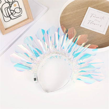 Diadema brillante para Festival, sombreros emisores de luz para niños, accesorios para el cabello para vestir en ambiente de fiesta, 2024