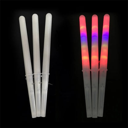 10/30/60pcs Glow Sticks Cotton Candy Cones Reusable LED Cotton Candy Sticks Colorful Light Up Cotton Candy Marshmallows Cones