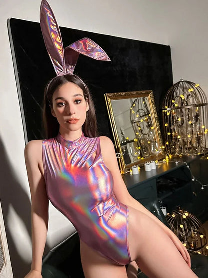 Bunny Girl Lingerie Sexy Underwear Party Club Outfit Stage Animation Naughty Onlyfans Costumes Sweetheart See Through Apparel