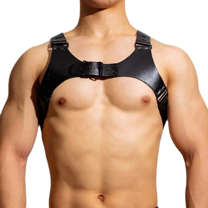 Arnés para Hombre, fetiche Gay, ajustable, Sissy Arnes, lencería para Hombre, accesorios de disfraz Sexy, corsé, Top, camisas exóticas, Rave Bdsm