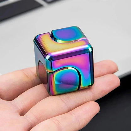 Square Fidget Spinner Anti Stress Toy Metal Spinning Top EDC Gadgets Brinquedos Para Alívio Do Estresse