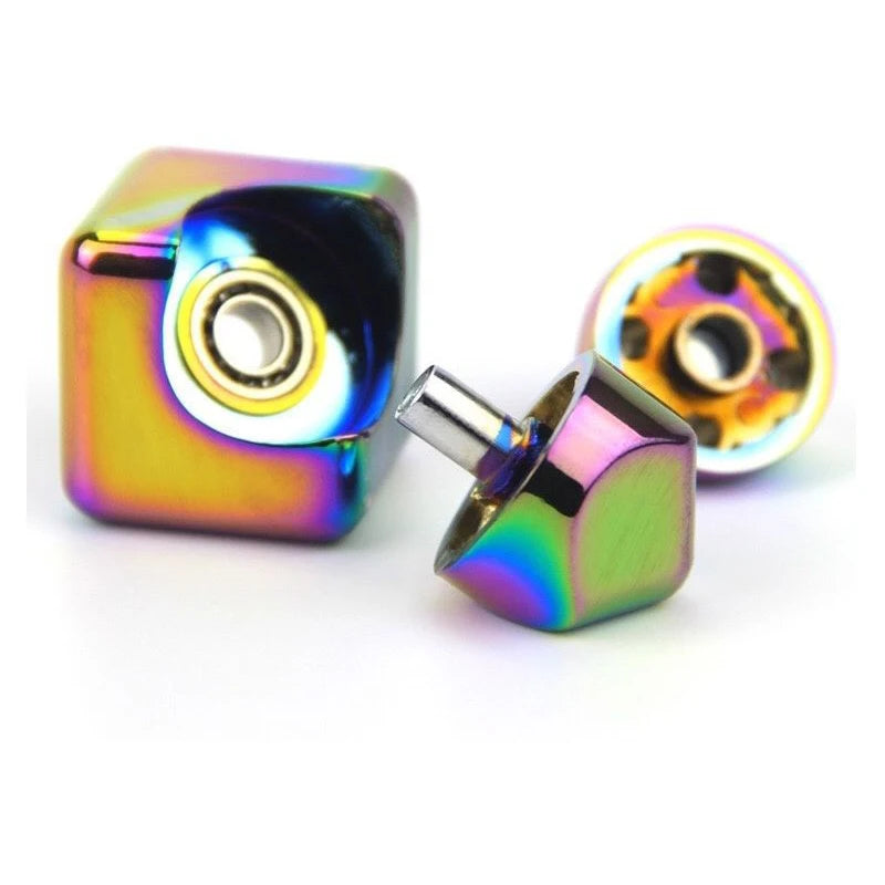 Square Fidget Spinner Anti Stress Toy Metal Spinning Top EDC Gadgets Brinquedos Para Alívio Do Estresse