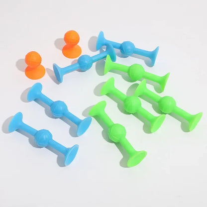 Soft Sticky Suction Dart Fidget Toy Outdoor Suction Cup Throwing Party Game Sucker Darts Game Set Outdoor Toys