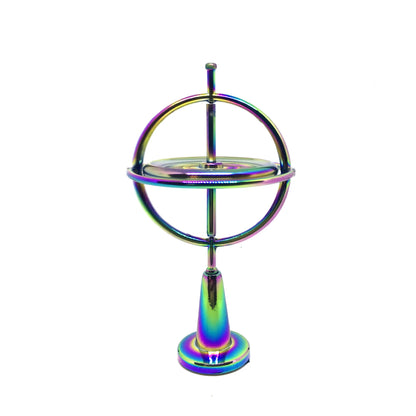 Creative Scientific Learning Metal Finger Gyroscope Gyro Top Pressure Relieve Classic Toy Educational Toy For Children