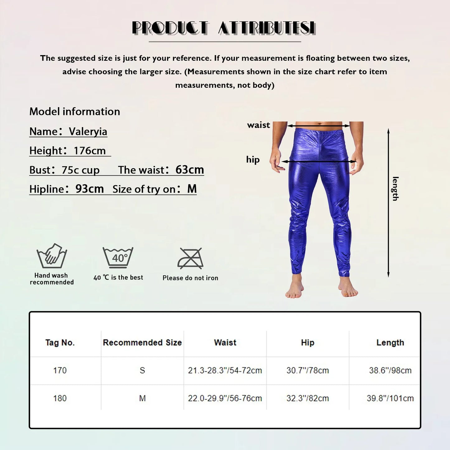 Mens Shiny Jazz Dance Long Pants with Metallic Shiny Dj Disco Skinny Pants Leggings Stage Performance Rave Nightclub Costume