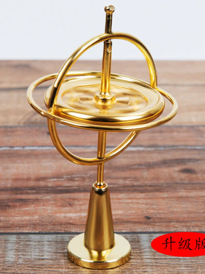 Creative Scientific Learning Metal Finger Gyroscope Gyro Top Pressure Relieve Classic Toy Educational Toy For Children