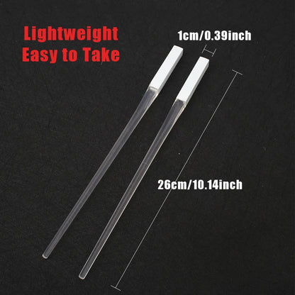 1Pair LED Luminous Chopsticks Light Up Dinning Party Tableware Multicolor Kitchen Accessories Led Stick Kitchenware Idea Product