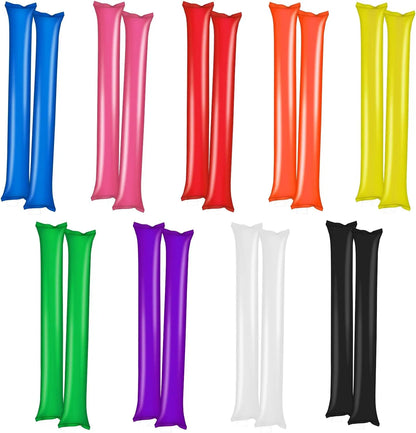 40Pcs Thunder Sticks Team Spirit Boom Sticks Cheering Noise Makers Plastic Cheerleading Spirit Stick Bam Inflatable Noisemakers