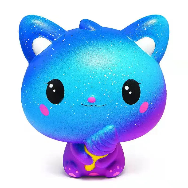 Squishy Jumbo Kawaii, gâteau licorne, cerf, Panda, Squishies, balle anti-Stress à montée lente, jouets fidget, jouets alimentaires à presser pour enfants