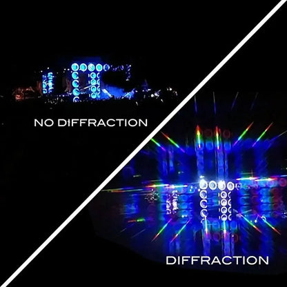 100pcs Cheap 3D Paper Prisms Diffraction Fireworks Glasses For Laser Shows,Raves,Lights Wholesale