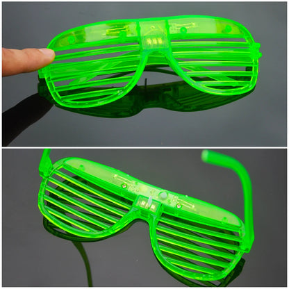 10/15/30 Pcs Light Up LED Glasses 5 Colors Glow Glasses Glow in The Dark Party Supplies Neon Party Favors for Kids Adults