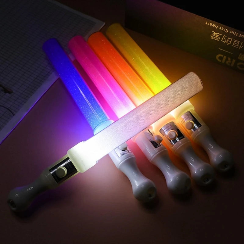 Led Light Sticks Flashing Light Decorations Glow Sticks with 3 Modes for Birthdays, Weddings, Rave, Concerts, Party