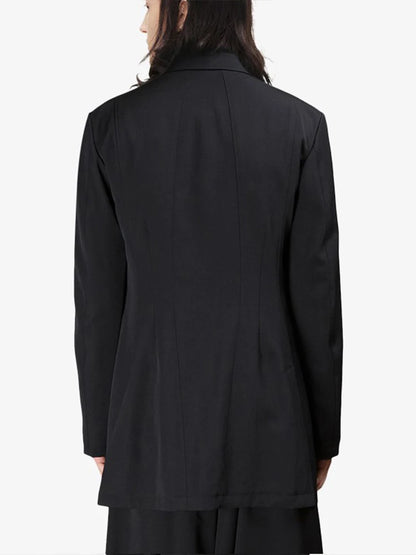 Yohji Yamamoto traje de hombre Unisex casual nuevo en trajes y blazer para hombre chaqueta Lead a dog blazers de gran tamaño para mujer