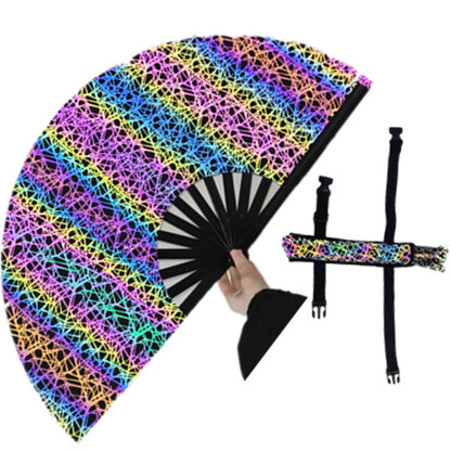 Large Reflective Cloth Fan 33cm Tai Kung Fu