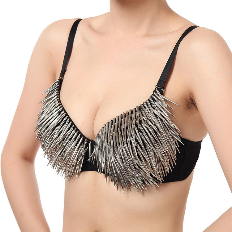 Rivet Bra Discothèque DS Singer Stage Outfit