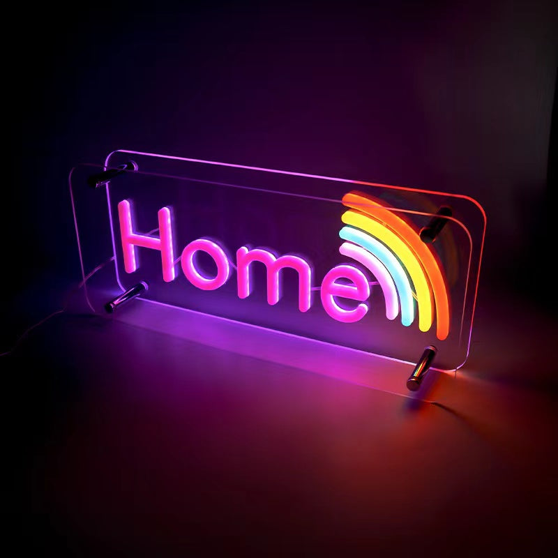 Acrylic Desktop Rainbow Neon Creative Decoration