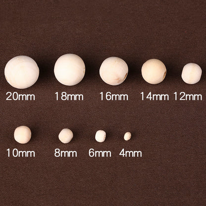 Wooden Beads Loose Beads Handmade Diy Beading Accessories