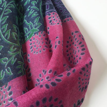 Foulard en soie Anti-Sai pour femmes, écharpe fine en coton et lin à imprimé géométrique de cajou