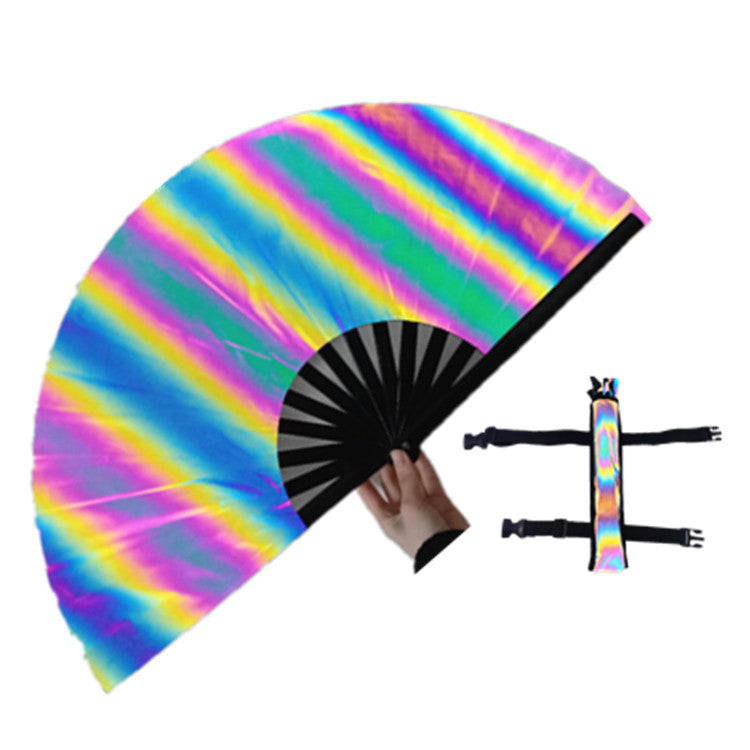 Kung Fu Large Reflective Fan