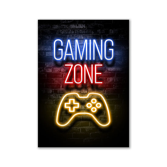 Nordic Neon Advertising Game Canvas Core