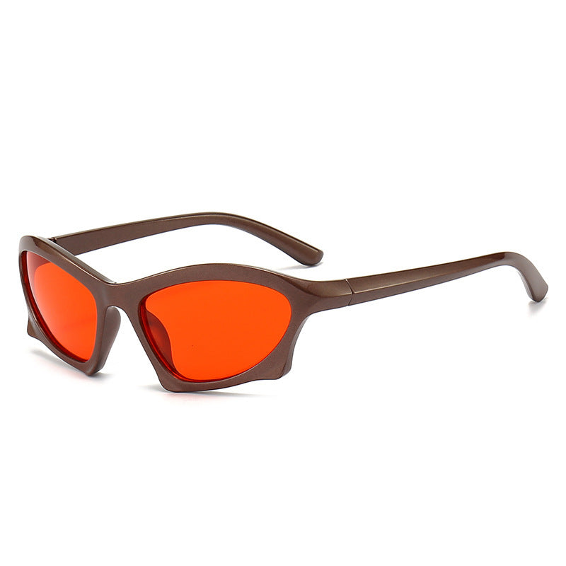 Lunettes de soleil futuristes de sport punk hip hop