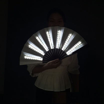 LED Luminous Fan Color Folding Fan