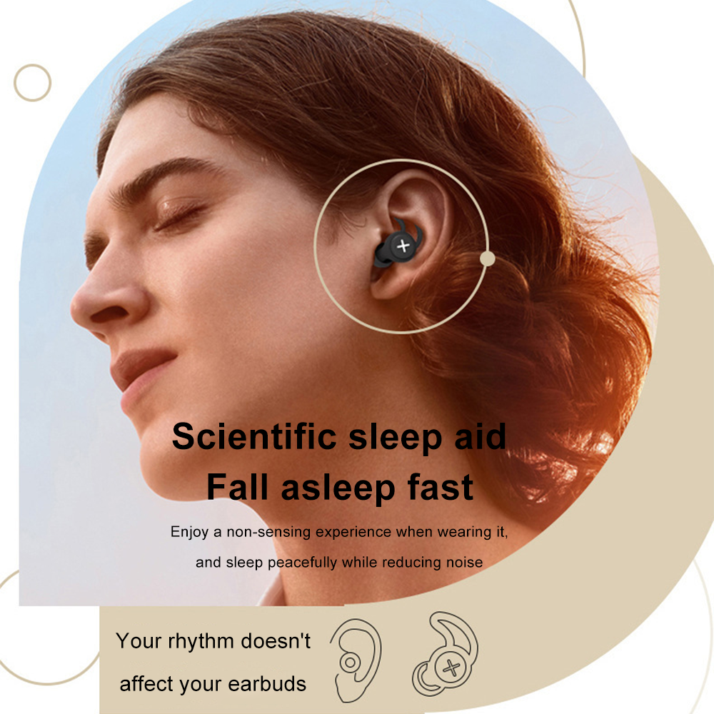 Bouchons d'oreilles en silicone anti-bruit pour le sommeil