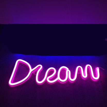 Led Neon Dream Color Lamp Modeling