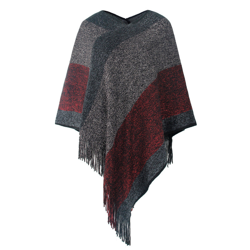 Fashion Tassel Knitted Scarf Shawl