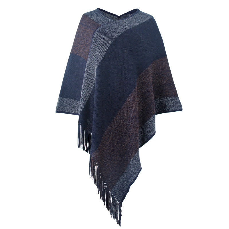 Fashion Tassel Knitted Scarf Shawl