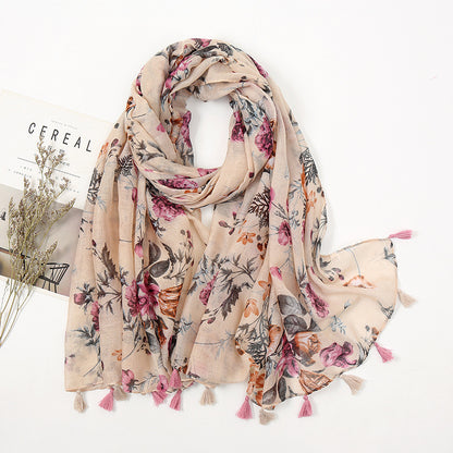 Women's Fashion Cotton And Linen Scarf