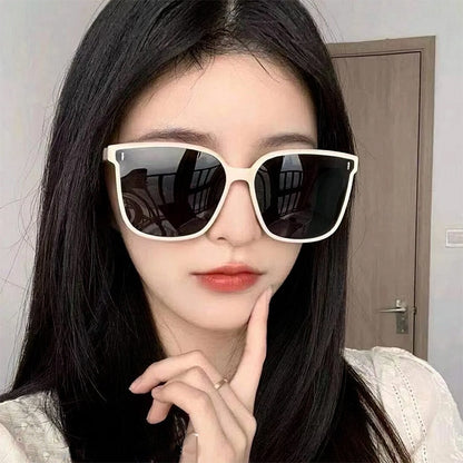 Women's UV Resistant Retro Box Sunglasses Frame