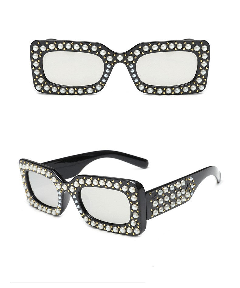 Gafas de sol cuadradas con diamantes para mujer Street Shot