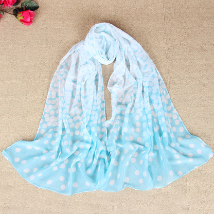 Ladies Chiffon Scarf Water Freezing Point