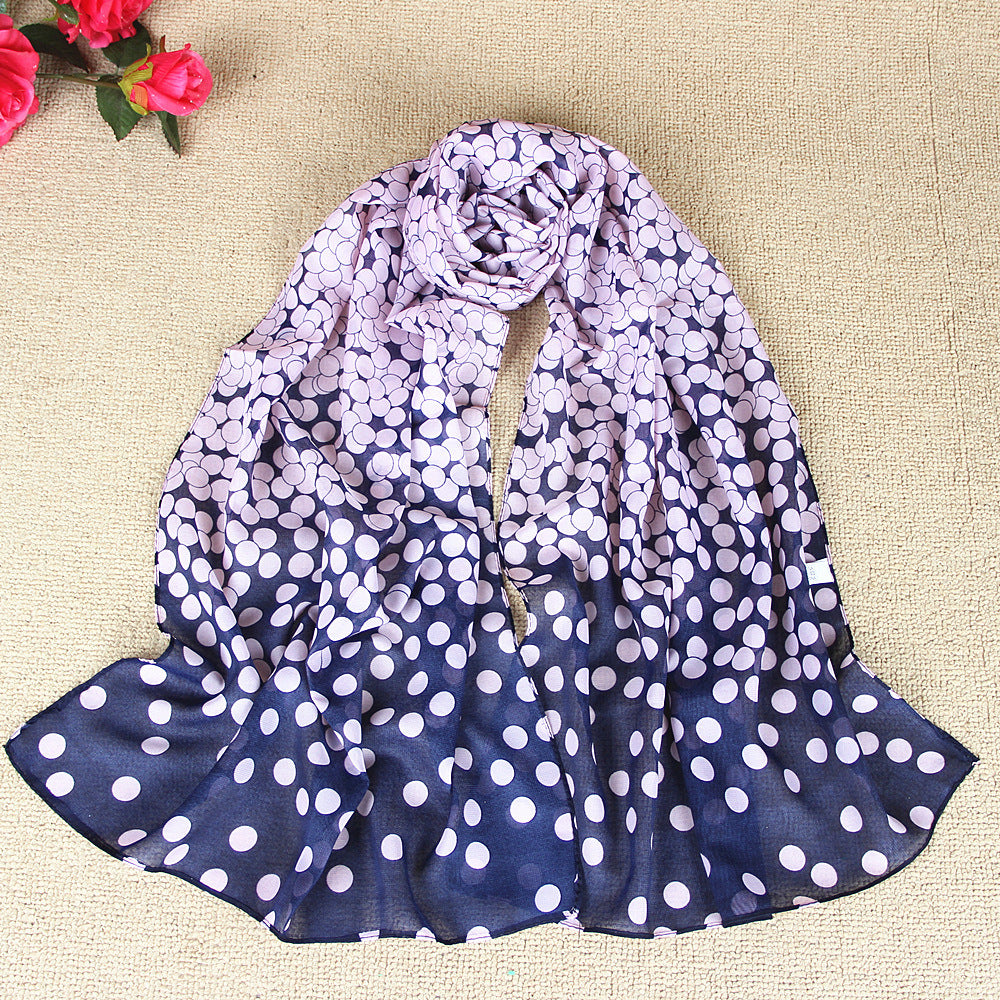 Ladies Chiffon Scarf Water Freezing Point