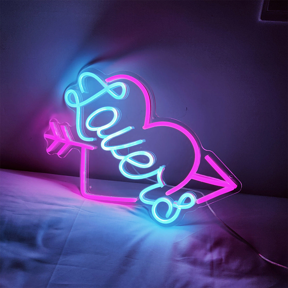 Proposal Confession Atmosphere Decoration Love Neon Light