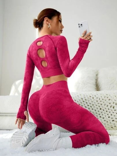 Vêtements d'exercice à la mode, costume de Yoga pour femmes