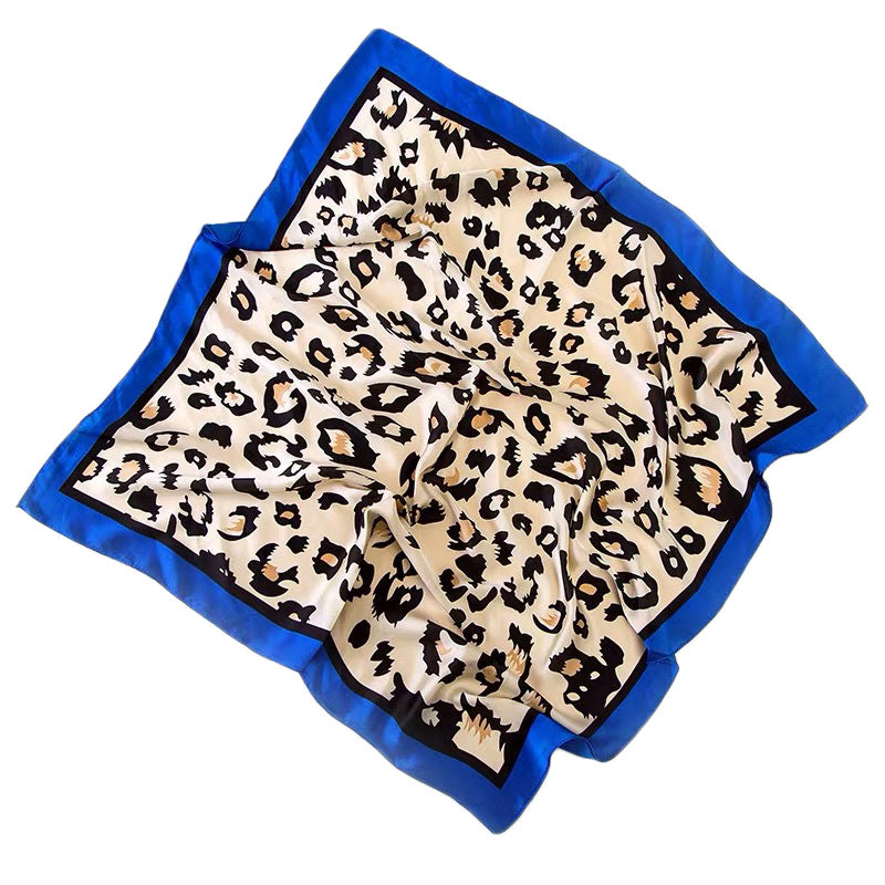 Leopard 70 Towel Napkin Wild Professional Women's Scarf Kit Scarf