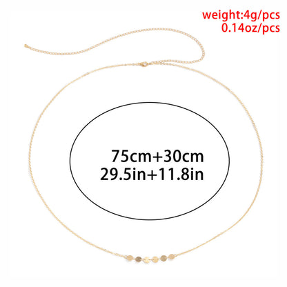 Geometric Trend Women's Metal Body Chain