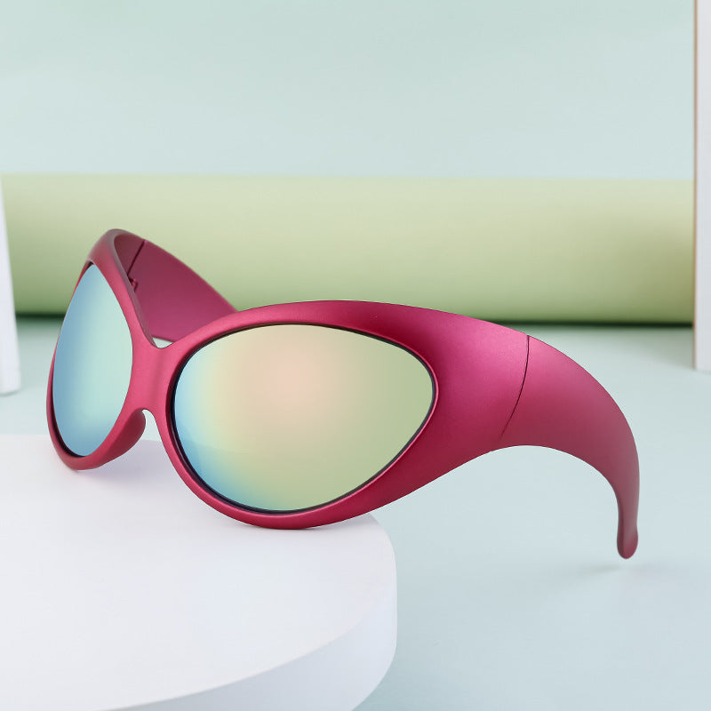 Y2g Cat Eye Future Wind Riding Sunglasses