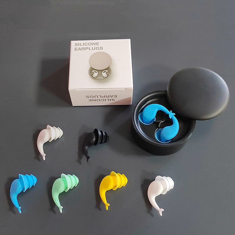 Bouchons d'oreilles antibruit en silicone à la mode