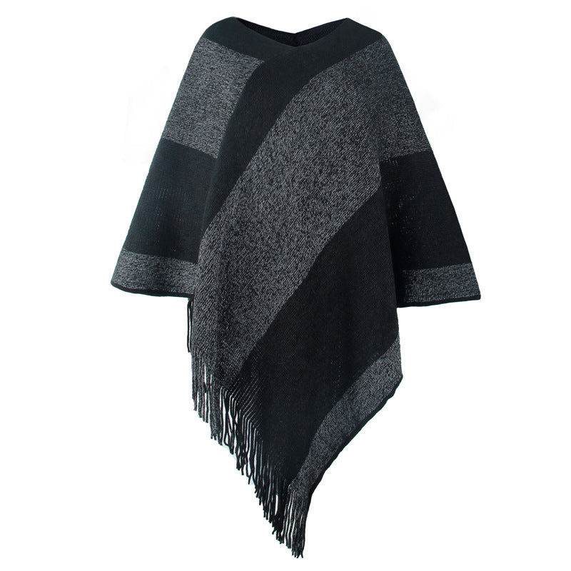 Fashion Tassel Knitted Scarf Shawl